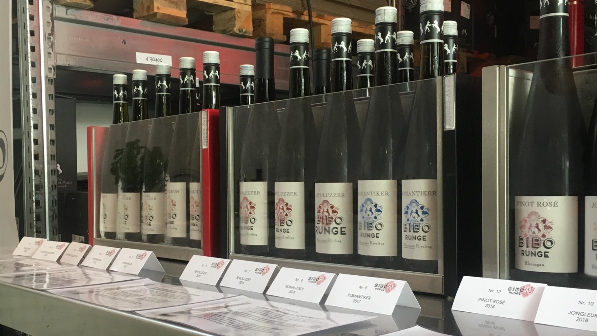 Verkostung Quadrat | © Weingut Bibo Runge