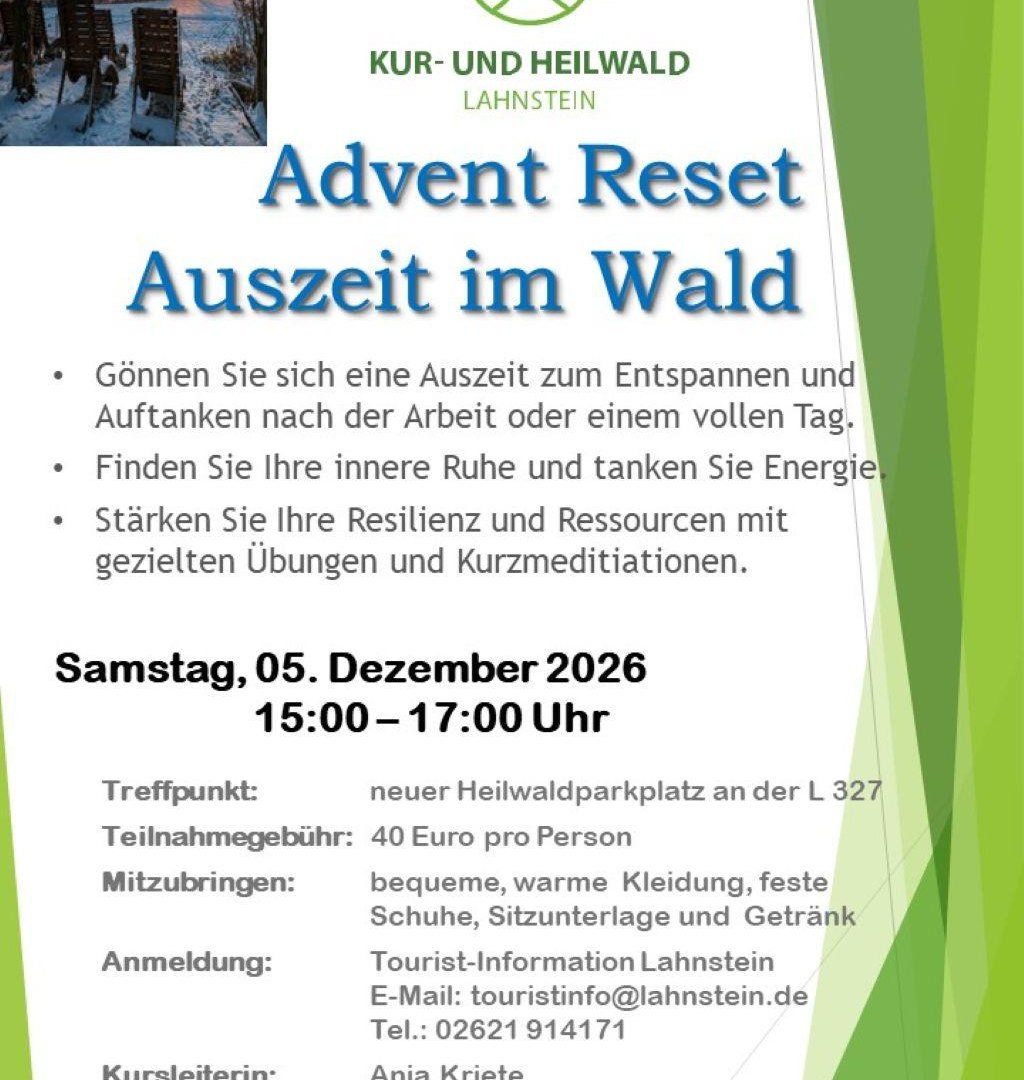 Advent Reset | © Stadt Lahnstein Advent Reset | © Stadt Lahnstein