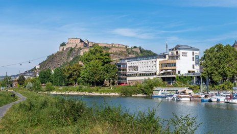 Diehls Hotel in Koblenz_Zimmer mit Rheinblick | &copy; Diehl&acute;s Hotel GmbH