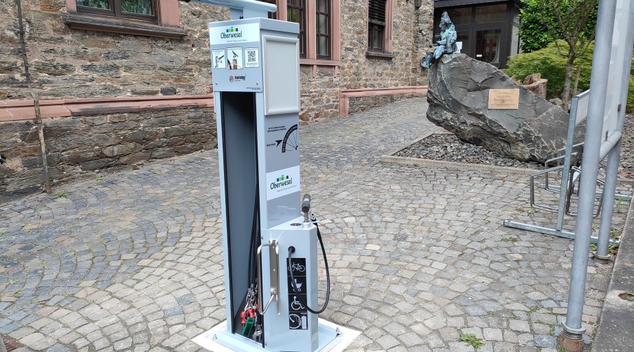 Fahrrad-Reparaturstation | © Tourist-Information Oberwesel Fahrrad-Reparaturstation | © Tourist-Information Oberwesel
