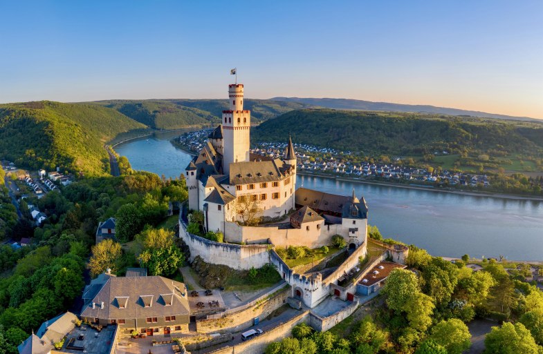 Marksburg von oben | © Mahlow Media