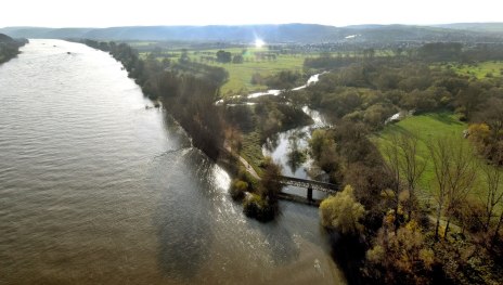 Rhein mit Ahrm&uuml;ndung | &copy; Maike Gausmann-Vollrath, Stadt Sinzig