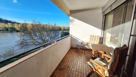 Balkon mit Rheinblick | &copy; Koblenz-Touristik GmbH, J. Assenmacher