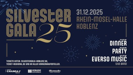 Silvestergala Koblenz in der Rhein-Mosel-Halle | &copy; Koblenz-Kongress