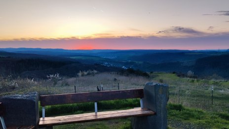 Aussichtspunkt bei Sonnenuntergang | © Sabrina Neihs, Romantischer Rhein Tourismus GmbH