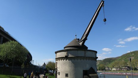 Andernacher Kran | © Pressebüro Stadt Neuwied