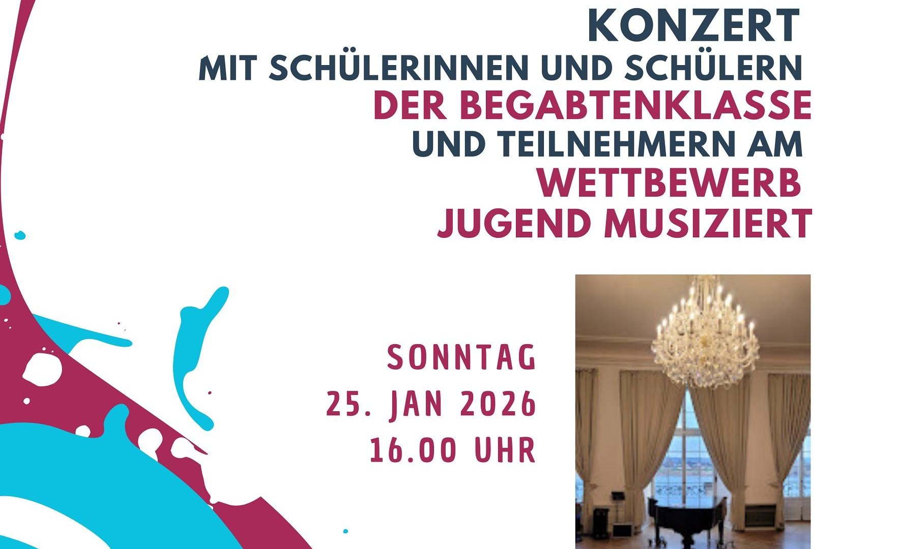 Plakat zur Veranstaltung | © Landesmusikakademie Plakat zur Veranstaltung | © Landesmusikakademie