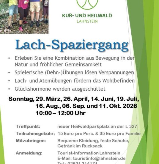 Lach-Spaziergang | © Stadt Lahnstein Lach-Spaziergang | © Stadt Lahnstein