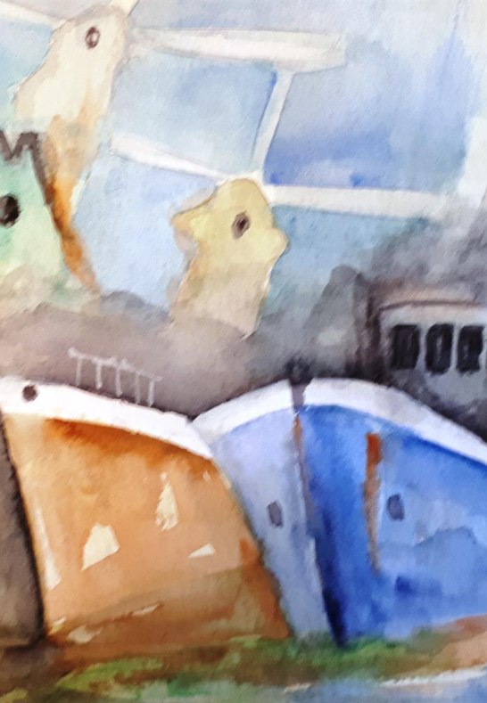 Windmühlen und Schiffe | © Hans-Joachim Schmitz Windmühlen und Schiffe | © Hans-Joachim Schmitz