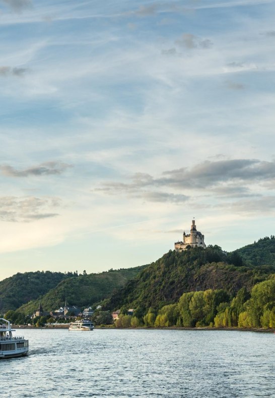 Marksburg vom Schiff aus | &copy; Dominik Ketz