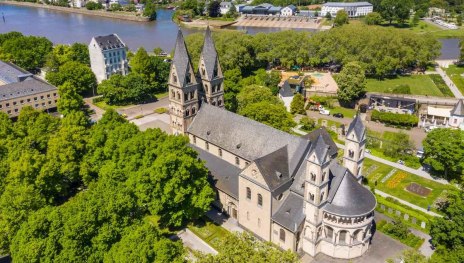 St. kastor Luftbild | &copy; Koblenz-Touristik GmbH / Dominik Ketz