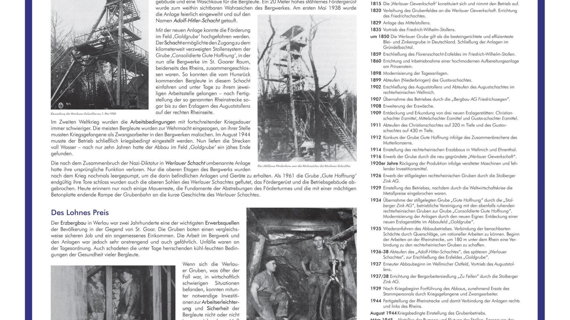 Tafel am Werlauer Schacht | &copy; J. G&ouml;dert