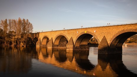 Balduinbr&uuml;cke am Abend | &copy; Koblenz-Touristik GmbH / Johannes Bruchhof