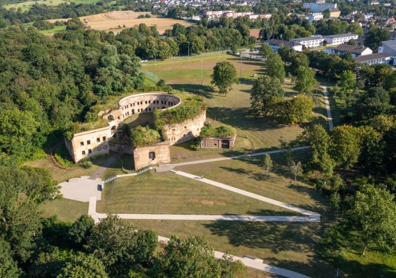 Luftbild Fort Asterstein | © Koblenz-Touristik GmbH / Dominik Ketz Luftbild Fort Asterstein | © Koblenz-Touristik GmbH / Dominik Ketz
