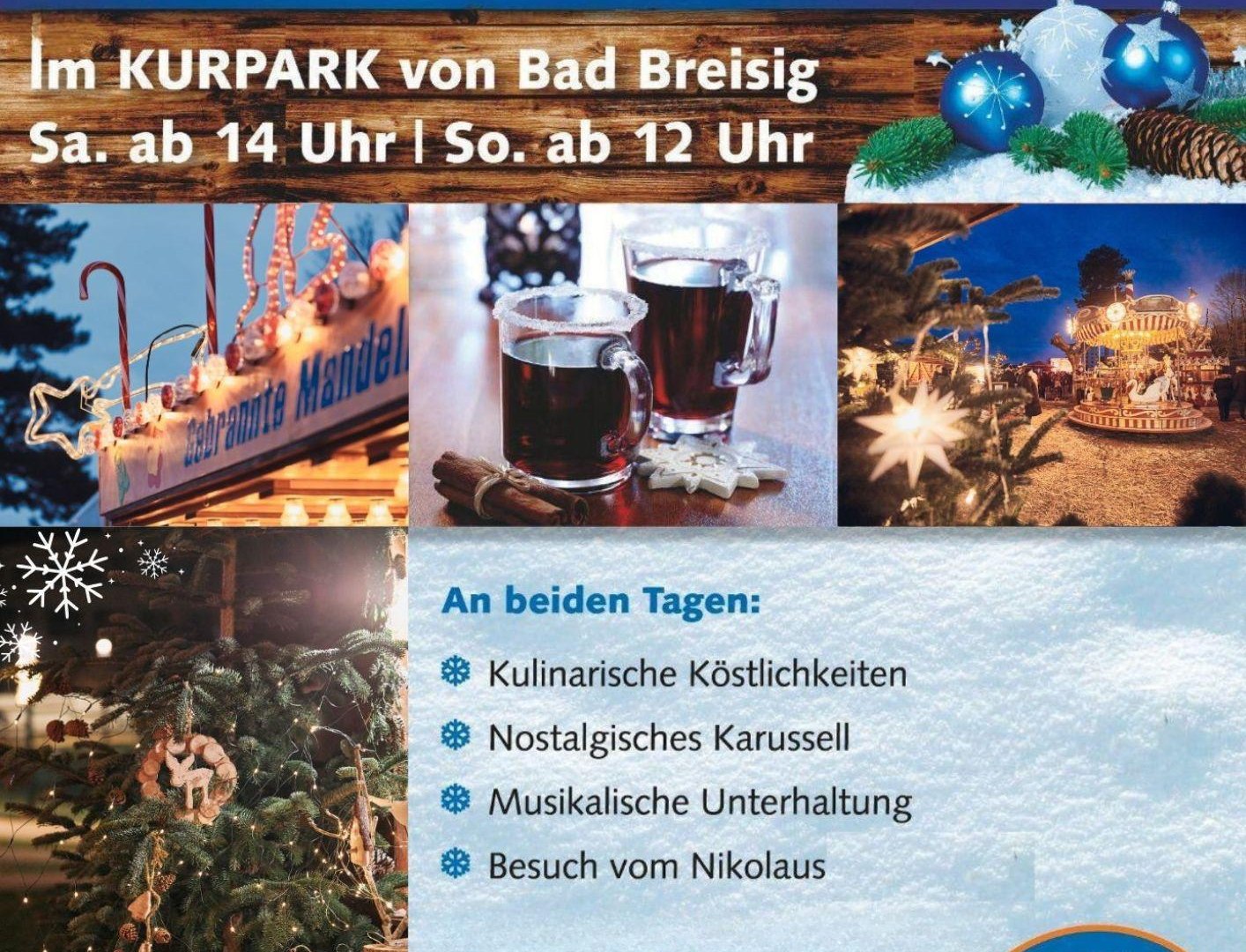 Plakat Weihnachtsmarkt 2025 | © Tourist-Info Bad Bresiig