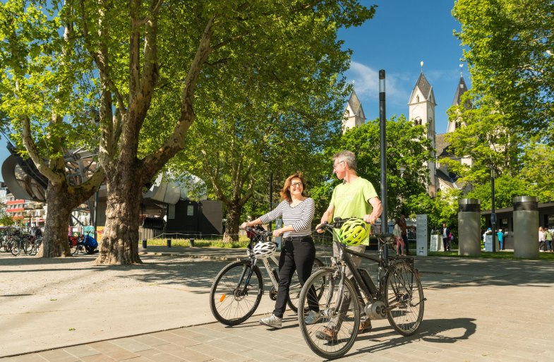Radfahrer | © Koblenz-Touristik GmbH / Dominik Ketz Radfahrer | © Koblenz-Touristik GmbH / Dominik Ketz