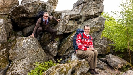 Willi und Ernst am Kuckucksnack | &copy; Kai Myller, Tourist-Info Hunsr&uuml;ck-Mittelrhein - Zentrum am Park