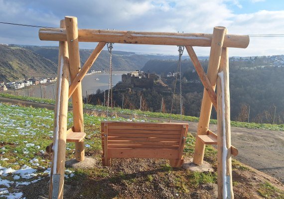 Die Rheinfelsschaukel | &copy; T. Biersch