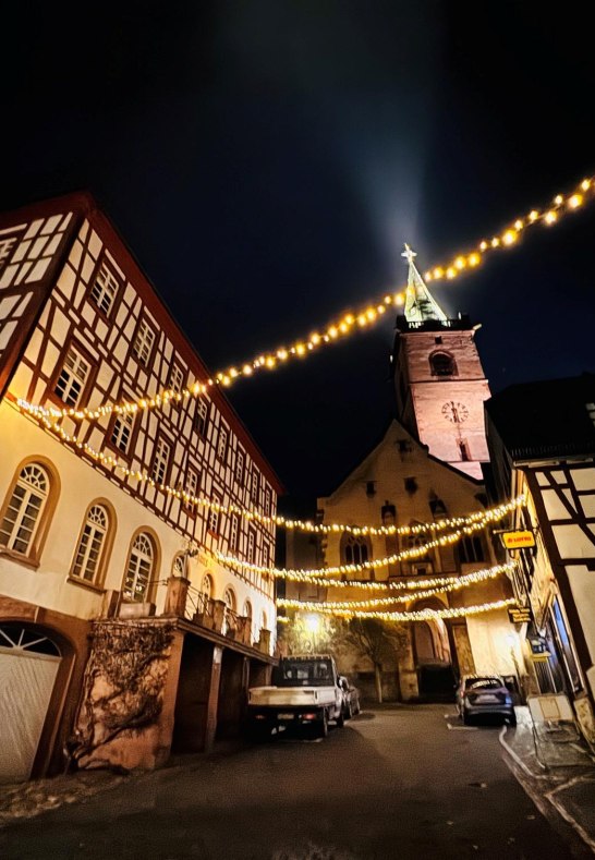 Historische Altstadt Lorch bei Nacht | © Hotel im Schulhaus Historische Altstadt Lorch bei Nacht | © Hotel im Schulhaus