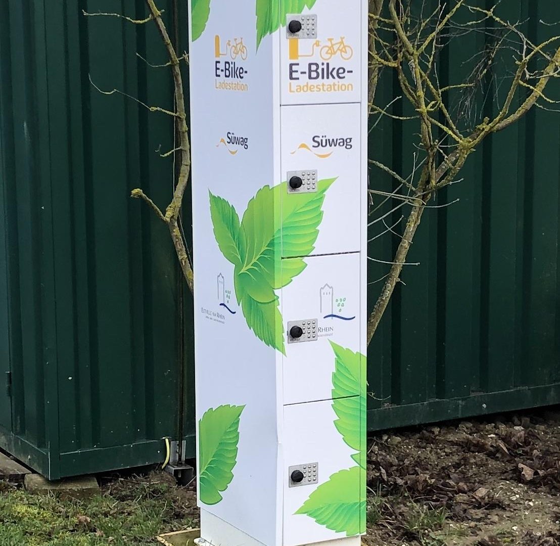 E-Bike Ladestation am Weintreff Erbach | &copy; Zweckverband Rheingau