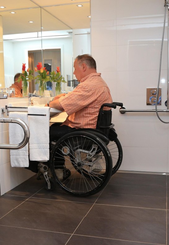 Barrierefreies Bad | &copy; Kaltenbach, Hotel im Schulhaus