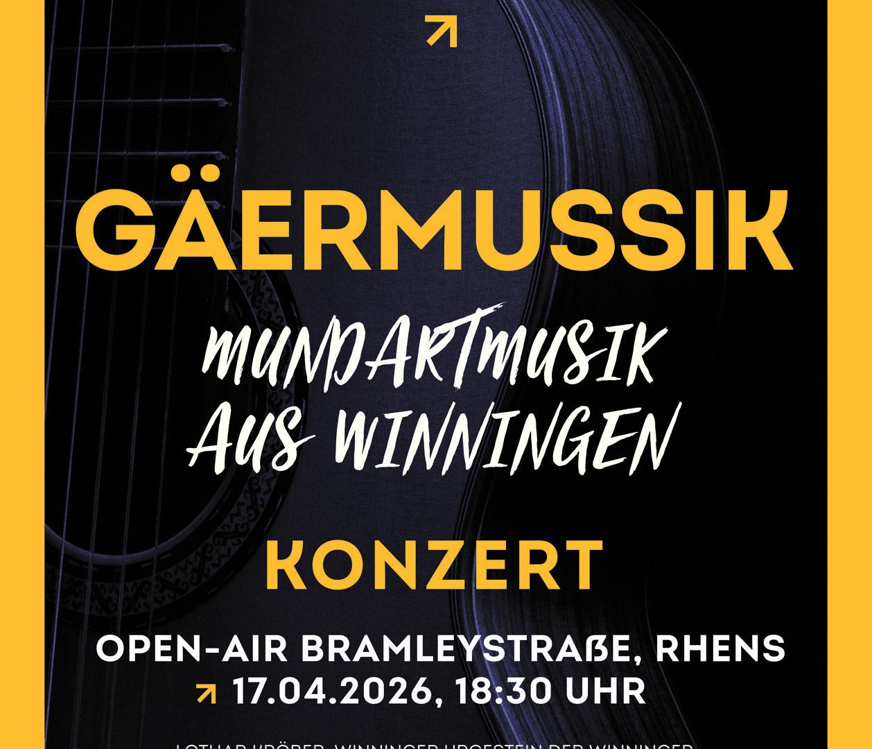 G&auml;ermusik Mundartmusik | &copy; Zukunftswerkstatt Rhens 2030