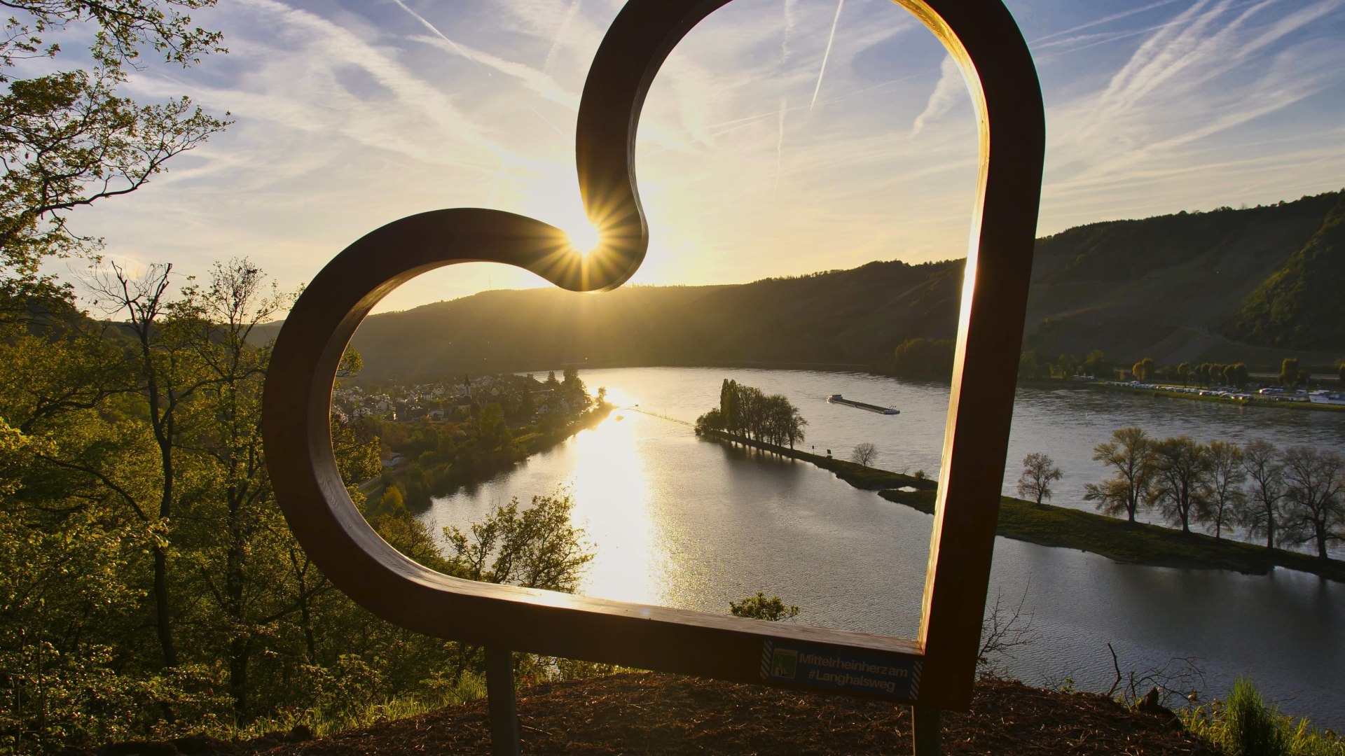 Herz Abendd&auml;mmerung | &copy; Loreley Touristik, Sebastian Reifferscheid