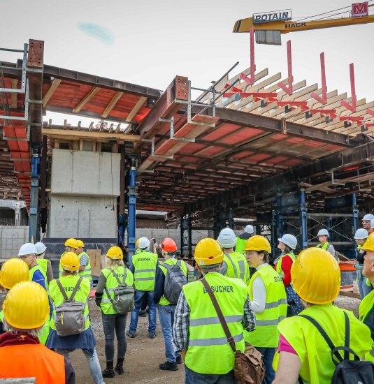 Baustellenführung Pfaffendorfer Brücke | © Stadt Koblenz, Tiefbauamt