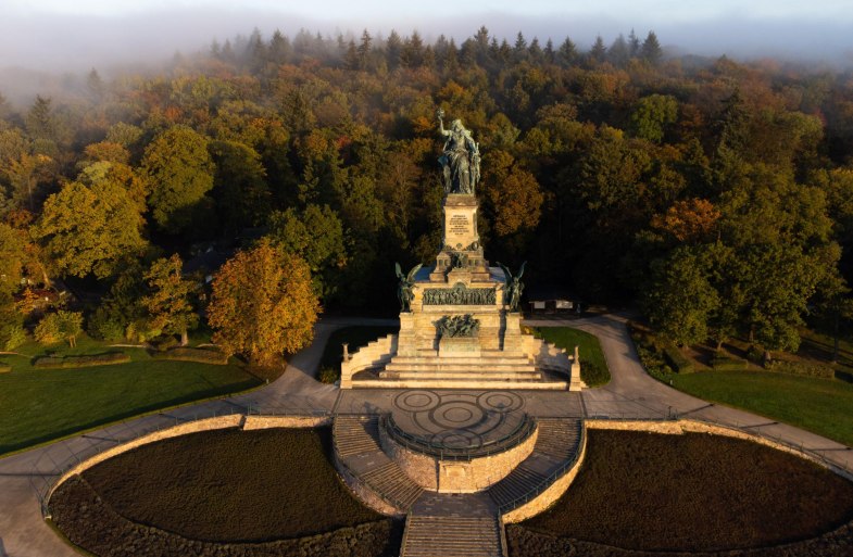 Luftaufnahme Niederwalddenkmal | &copy; HA Hessen Tourismus, k22