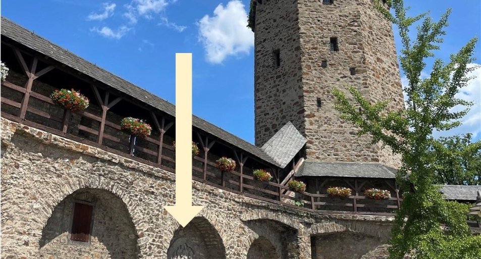 Stadtmauer Lahnstein mit Tympanon | &copy; Stadt Lahnstein