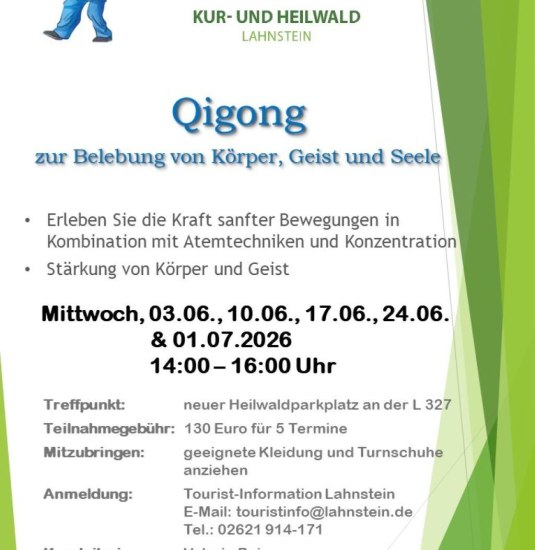 Qigong im Wald | © Stadt Lahnstein Qigong im Wald | © Stadt Lahnstein