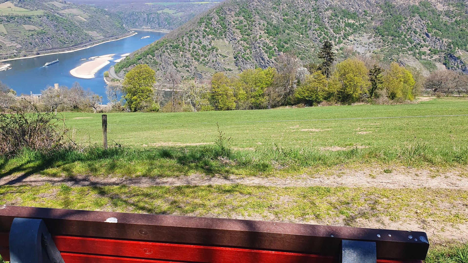 Ruhebank mit Rheinblick | © TI Hunsrück-Mittelrhein Ruhebank mit Rheinblick | © TI Hunsrück-Mittelrhein