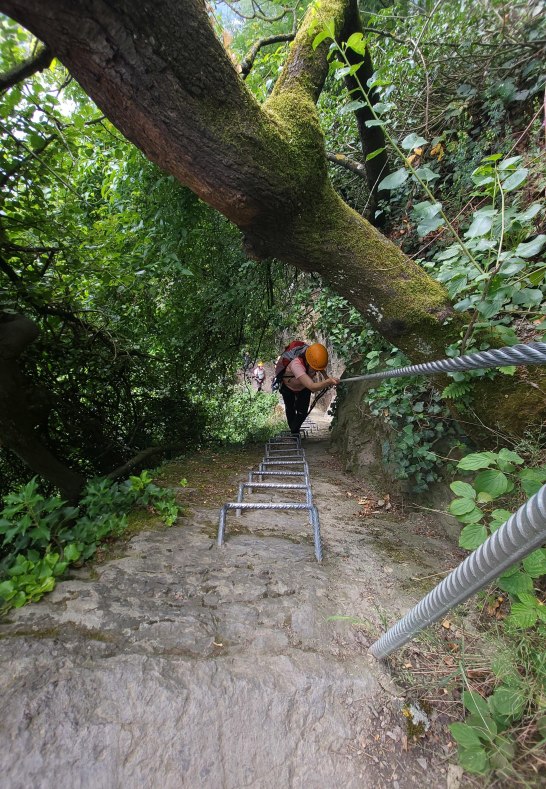 Kletterpassage | &copy; Achim Weiler