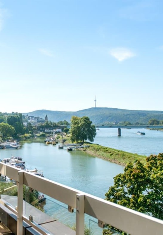 Hotelzimmer in Koblenz_Josef G&ouml;rres-Suite_Balkon m | &copy; Diehl&acute;s Hotel GmbH