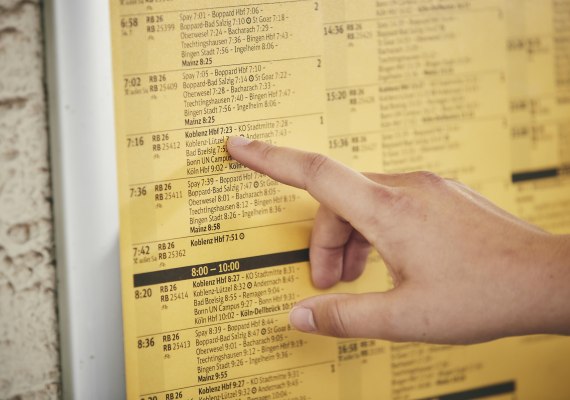 Fahrplan | © Marco Rothbrust Fahrplan | © Marco Rothbrust