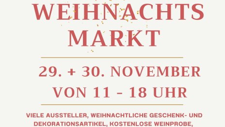 Weihnachtsmarkt Flyer 2025 Entwurf 2 | © Hallgartener Weinkeller
