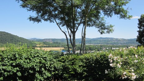 Blick vom Garten ins Rheintal | © Eigentümer