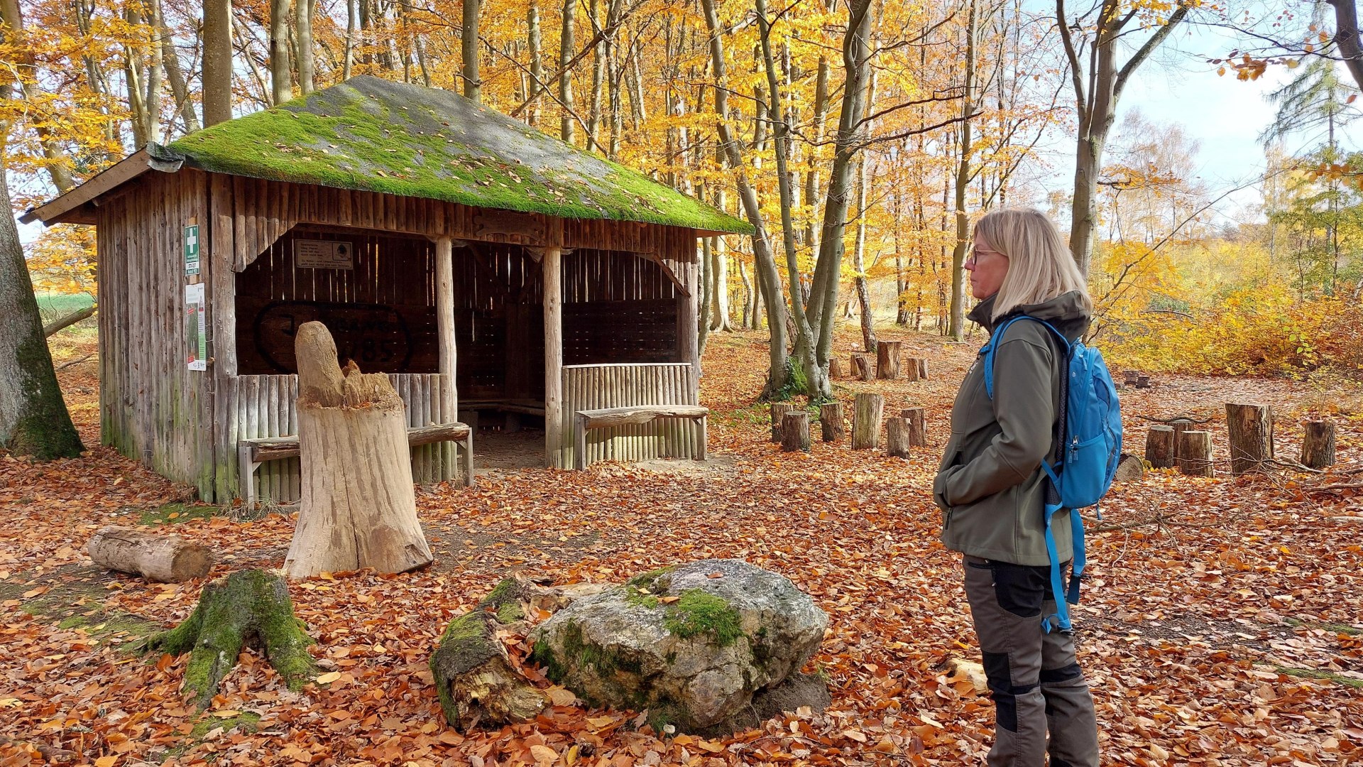 H&uuml;tte im Herbst | &copy; Yvonne Herhold