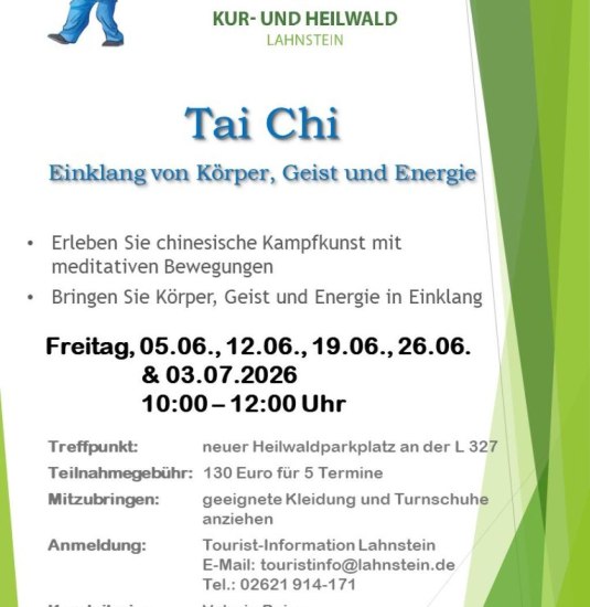 Tai Chi im Wald | © Stadt Lahnstein Tai Chi im Wald | © Stadt Lahnstein
