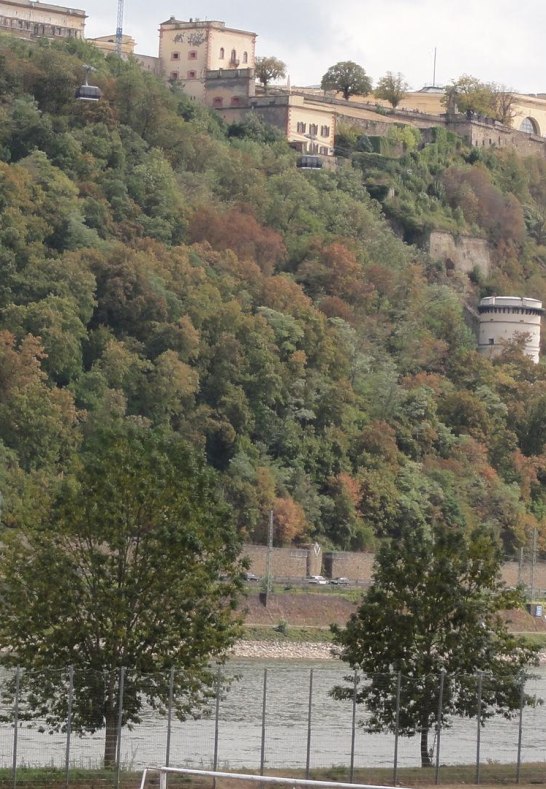 Blick auf Festung Ehrenbreitstein | &copy; Ferienwohnung Villa Koblenz