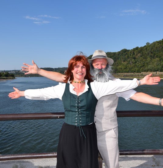 Mosek küsst Rhein Gästeführung Deutsches Eck | © Tobias Burchert Mosek küsst Rhein Gästeführung Deutsches Eck | © Tobias Burchert