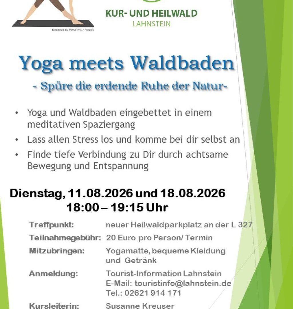 Yoga meets Waldbaden | &copy; Stadt Lahnstein