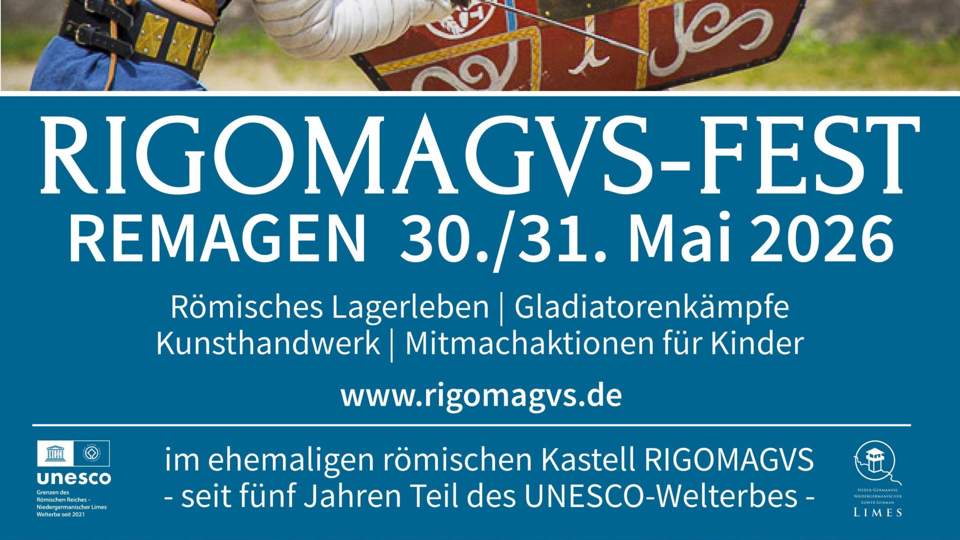 Plakat RIGOMAGVS-Fest | © Stadt Remagen Plakat RIGOMAGVS-Fest | © Stadt Remagen