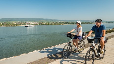 Der Rheinradweg in Rheinhessen | &copy; Dominik Ketz, Rheinhessen-Touristik GmbH