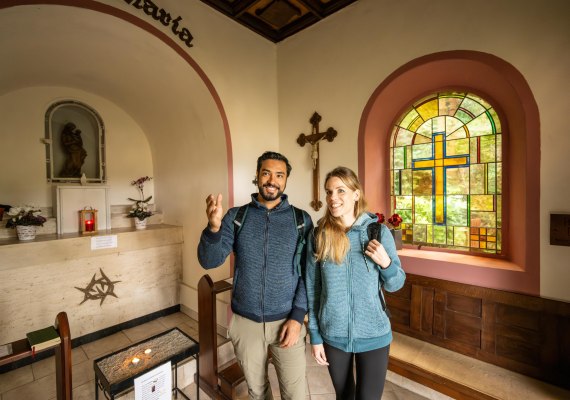 Innenraum Muttergotteskapelle | © TI Erlebnis Rheinbogen