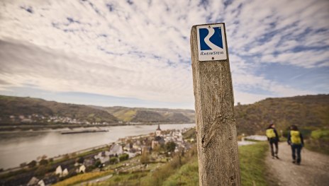 Rheinsteig-Markierung | &copy; Marco Rothbrust