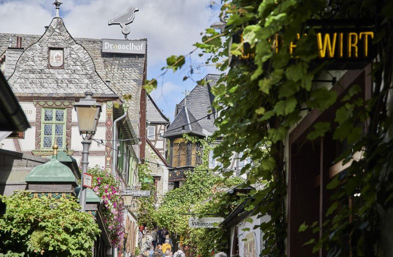 Drosselhof in der Drosselgasse | © HA Hessen Tourismus, Roman Knie
