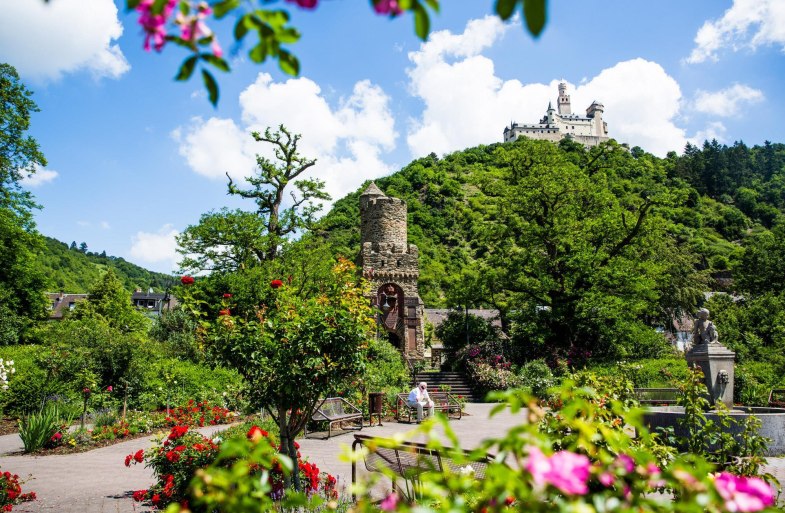 Blick auf Marksburg | © Henry Tornow/Romantischer Rhein Tourismus GmbH Blick auf Marksburg | © Henry Tornow/Romantischer Rhein Tourismus GmbH