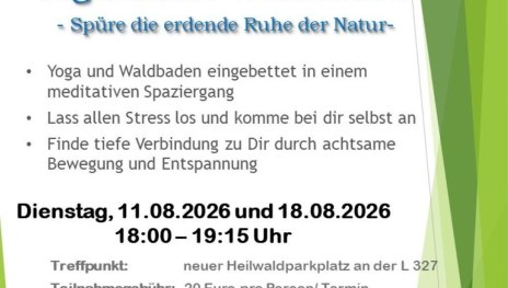 Yoga meets Waldbaden | © Stadt Lahnstein Yoga meets Waldbaden | © Stadt Lahnstein