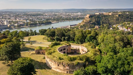 Fort Asterstein und Festung Ehrenbreitstein | &copy; Koblenz-Touristik GmbH / Dominik Ketz